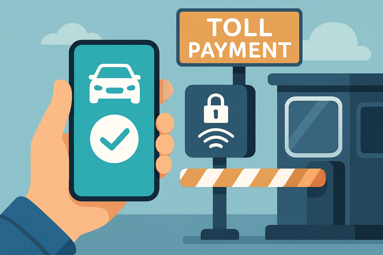 Secure and user-friendly toll payment system